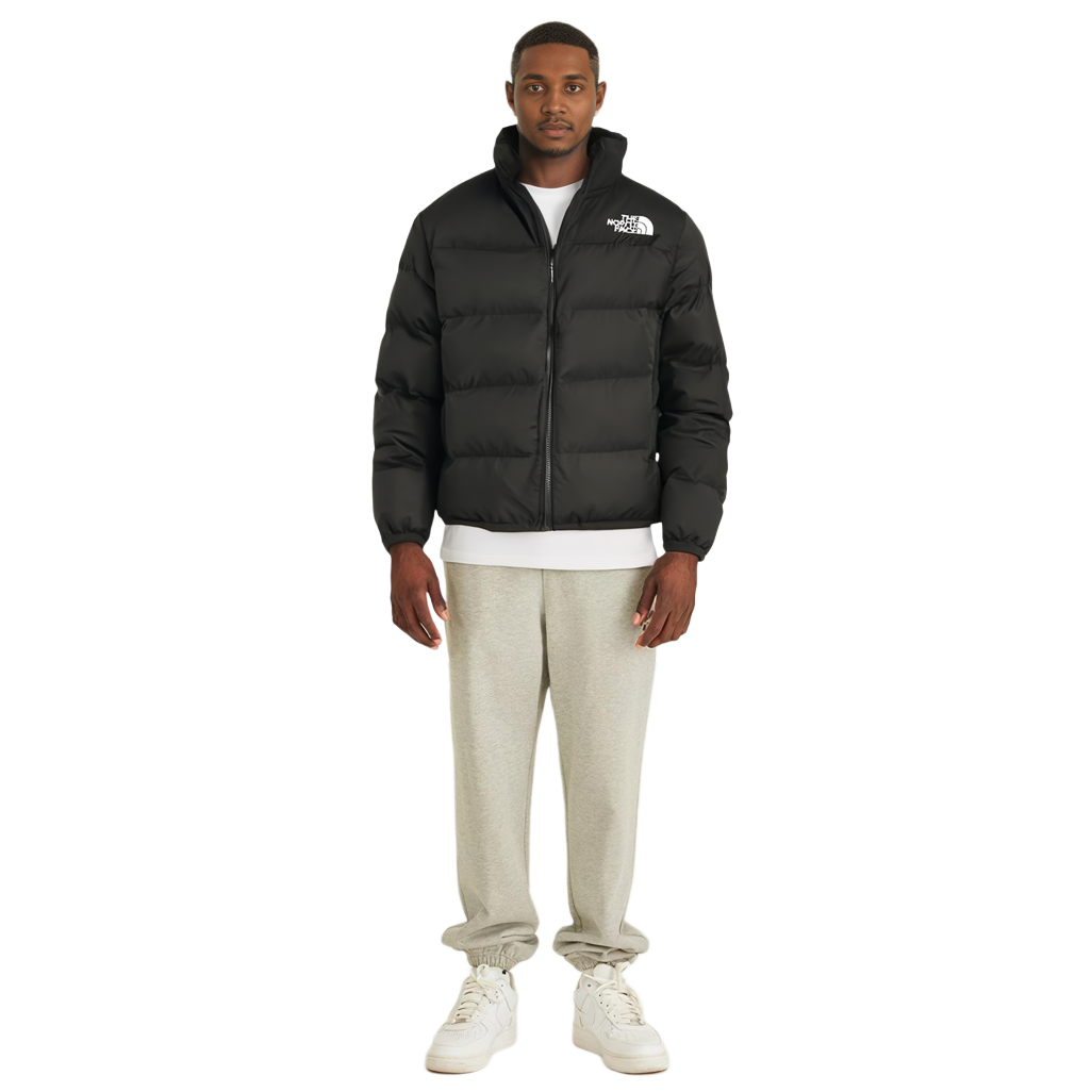 THE NORTH FACE Black Embroidered Logo Puffer Jacket Winter Unisex NJ3NN60A 圖 4