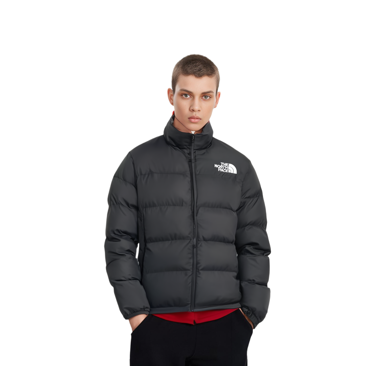 THE NORTH FACE Black Embroidered Logo Puffer Jacket Winter Unisex NJ3NN60A 圖 5