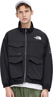 The North Face Black Embroidered Logo Stand Collar Loose Zip Jacket Unisex NJ3BQ02J Purchase The North Face Black Embroidered Logo Stand Collar Loose Zip Jacket Unisex NJ3BQ02J