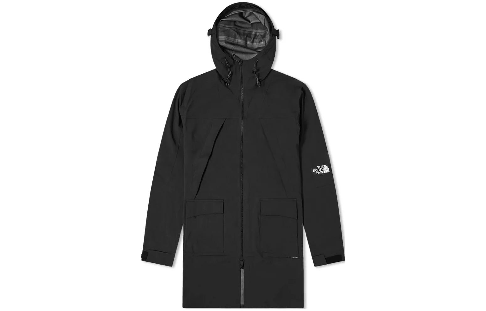 TNF Black Embroidered Logo Waterproof Jacket NF0A4AJJ-JK3