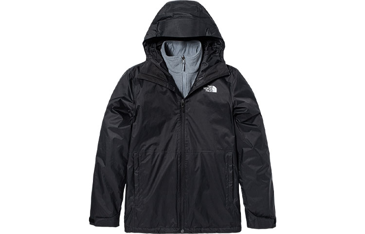 TNF Black Fleece 3-in-1 Waterproof Windproof Jacket NF0A7QPJ-ETR