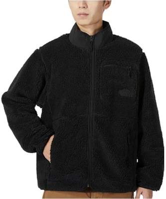 The North Face 黑色抓絨外套,防風透氣,多口袋設計,附品牌標誌 NF0A7W7I-JK3 Lookbook The North Face 黑色抓絨外套,防風透氣,多口袋設計,附品牌標誌 NF0A7W7I-JK3