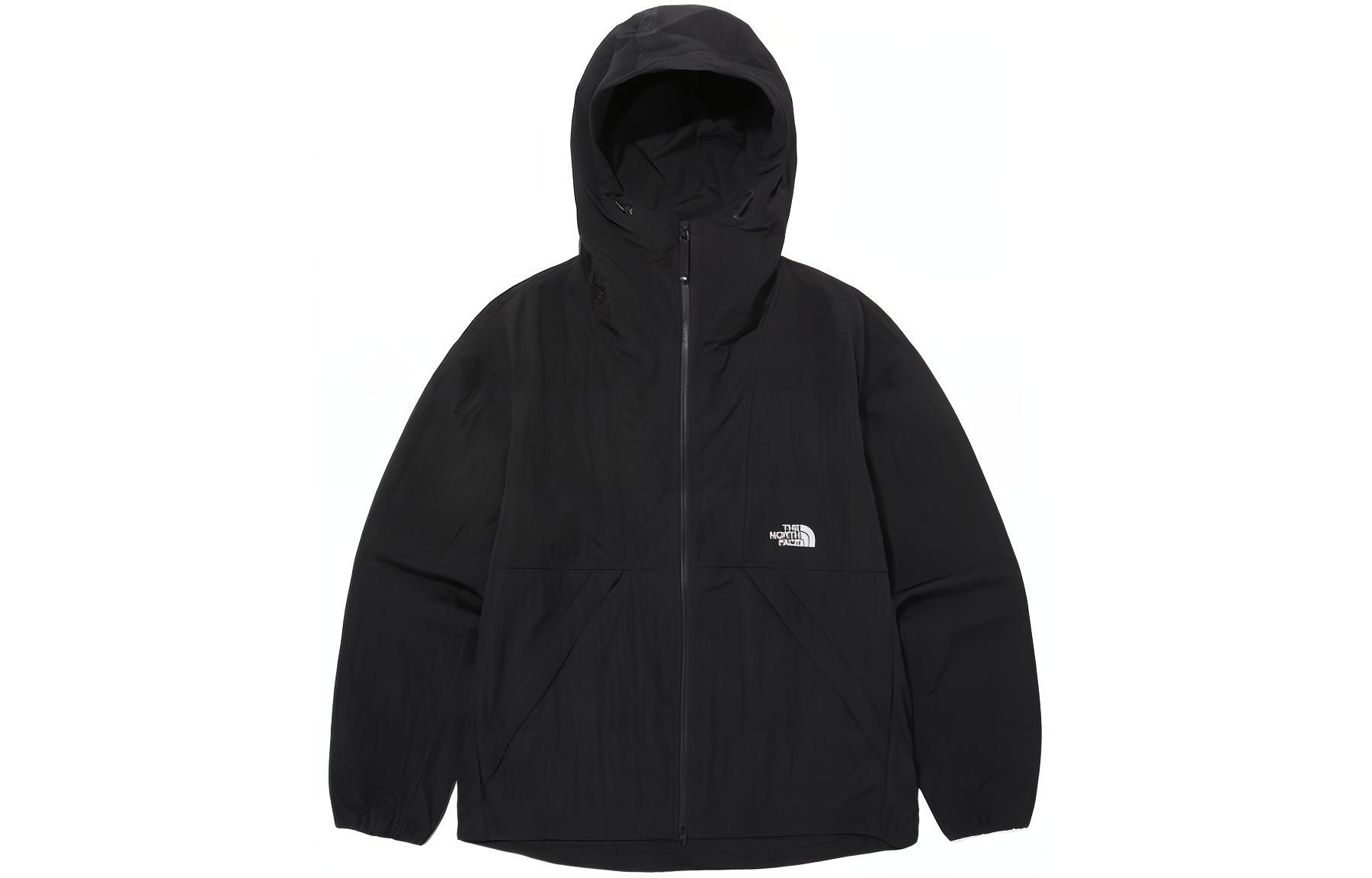 TNF Black Full-Zip Hoodie Jacket Long Sleeve NJ3LQ03A 圖 2