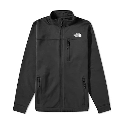 TNF Black Full-Zip Letter Print Jacket NF0A7X19-JK3
