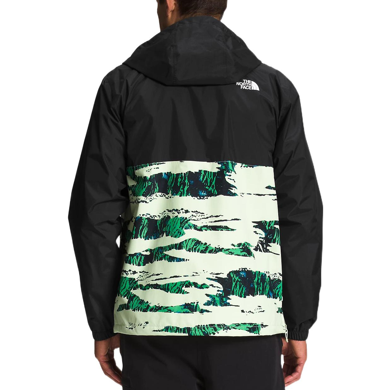 TNF Black Half-Zip Pullover Windbreaker with Logo Print NF0A7QF5-IRL 圖 4