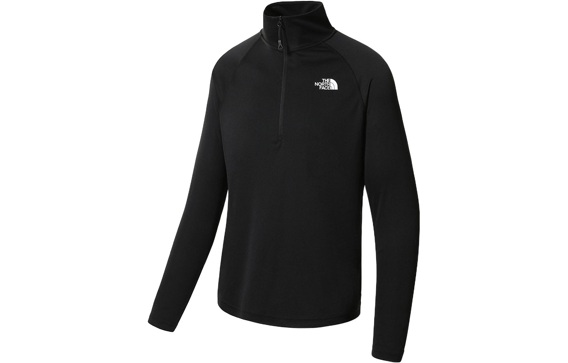 TNF Black Half-Zip Stand Collar Long-Sleeve Jacket NF0A7R2P-JK3