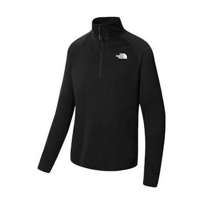 TNF Black Half-Zip Stand Collar Long-Sleeve Jacket NF0A7R2P-JK3