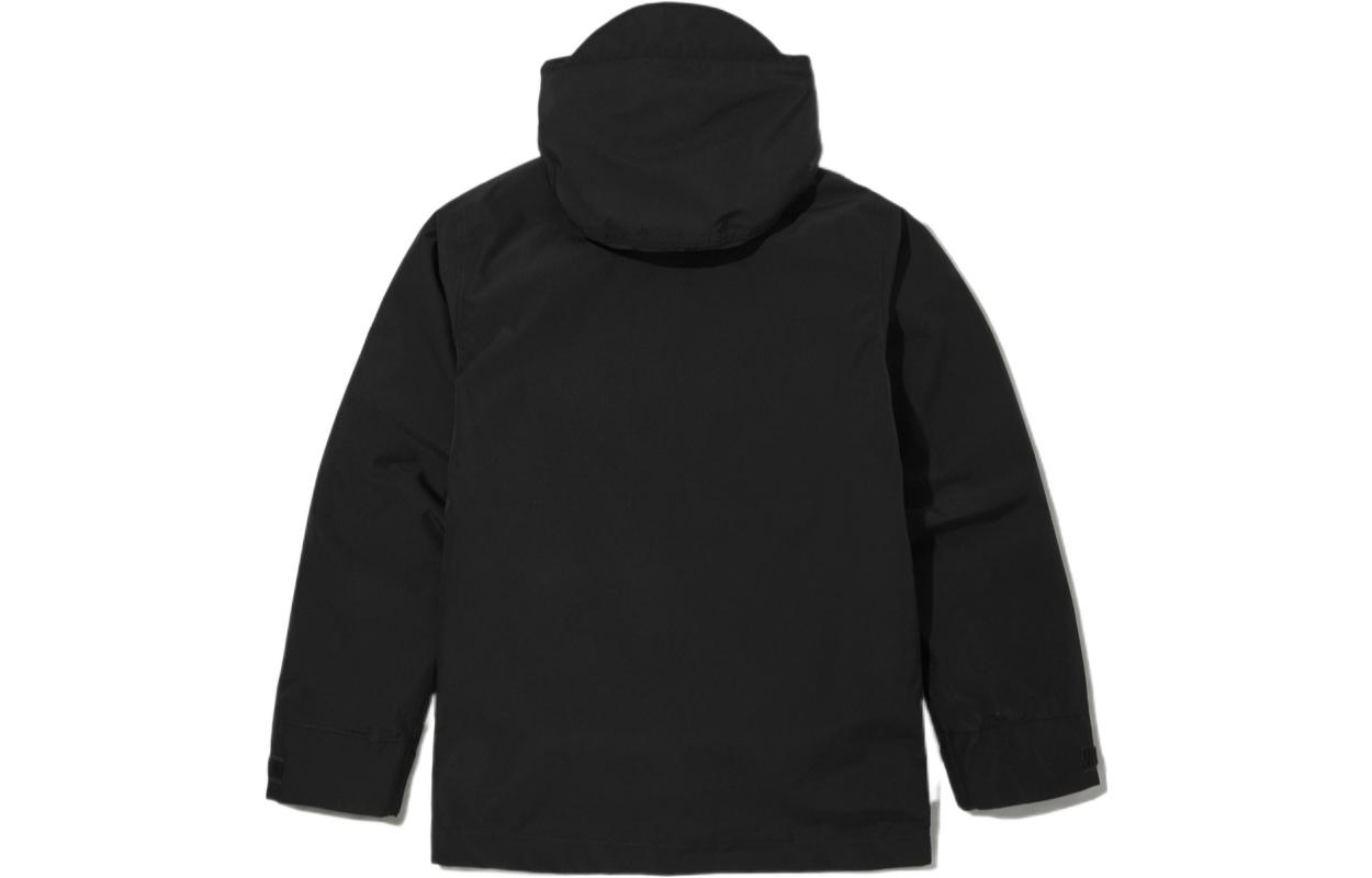 TNF Black Hooded Drawstring Single-Breasted Jacket NJ2YM50A 圖 3