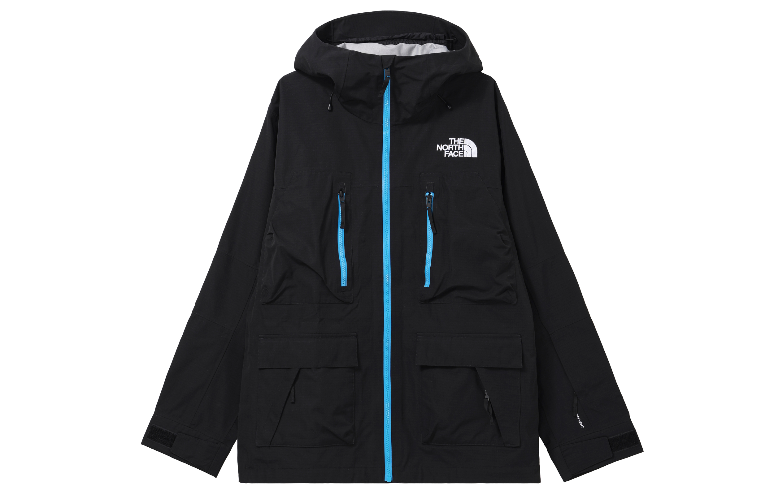 TNF Black Hooded Outdoor Jacket, Waterproof & Breathable NF0A5ABZ-JK3