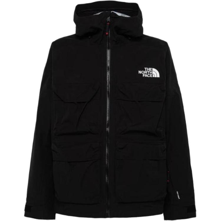 TNF Black Hoodie Jacket with Logo Print NF0A82V2-JK3