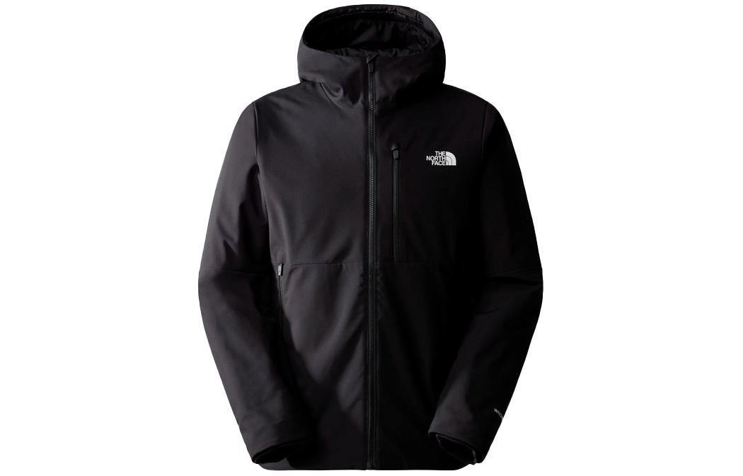 The North Face Black Hoodie Jacket with Logo Print NF0A84IF-JK3