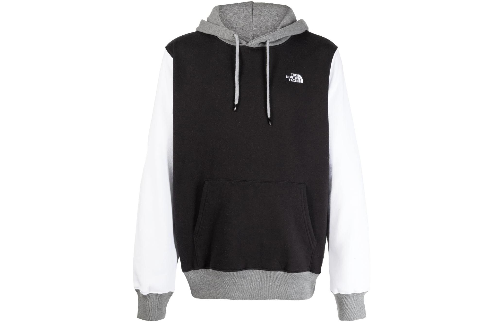 TNF Black Hoodie Long Sleeve Sweatshirt with Logo Print NF0A7WT6LA9