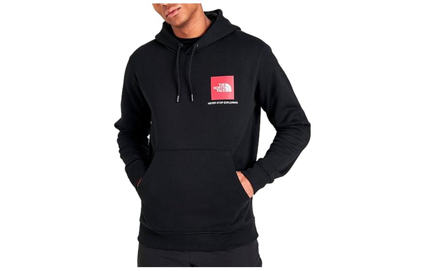TNF Black Hoodie Pullover Sweatshirt Long Sleeve NF0A7ZGX-001