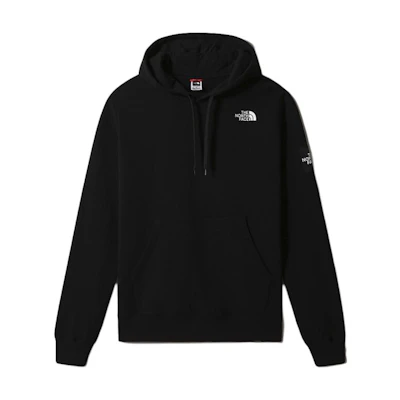 TNF Black Hoodie with Graphic Back Print and Drawstring NF0A7R2LJ-K31