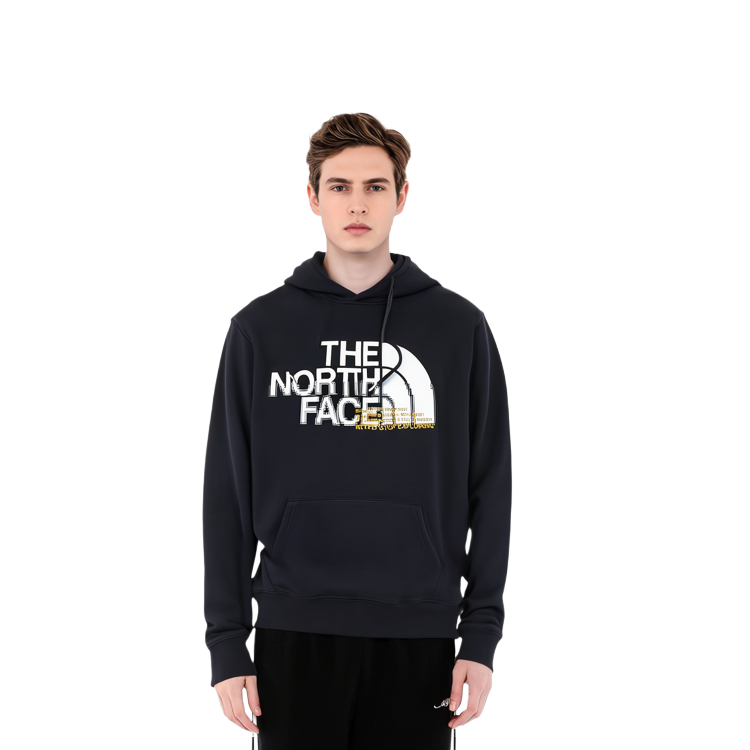 TNF Black Hoodie with Logo Letter Print Design NF0A5JV6-JK3 圖 9