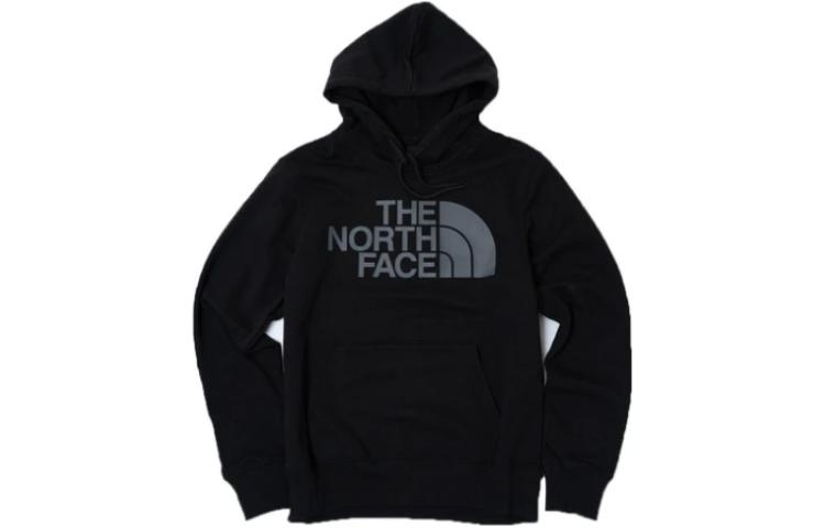 TNF Black Hoodie with Logo Print and Drawstring NF0A4M4B-KX7