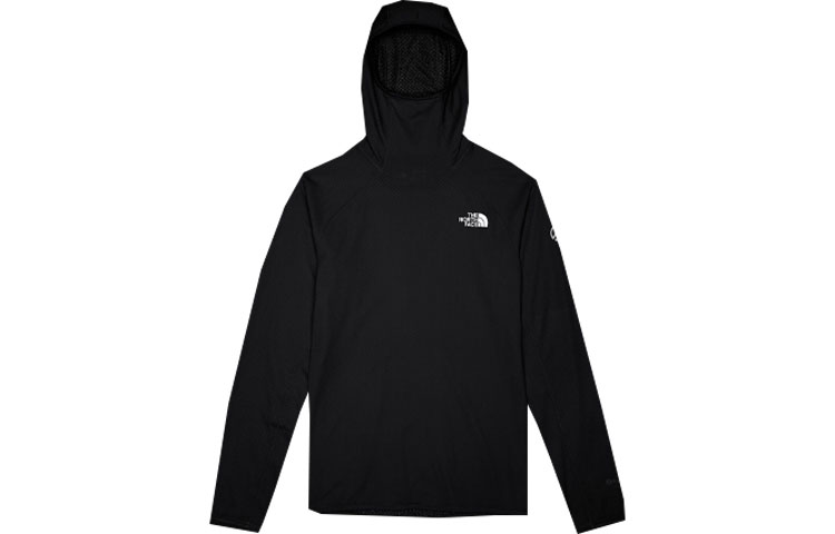 TNF Black Hoodie with Logo Print and Solid Design NF0A5J8Q-JK3 圖 2