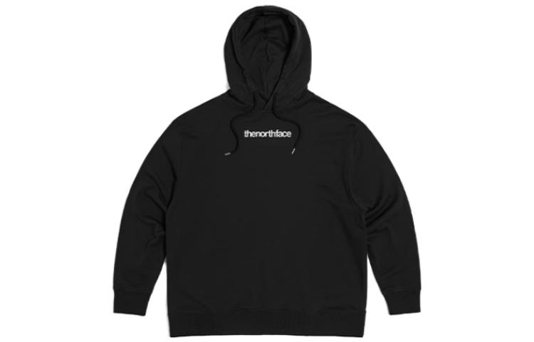 TNF Black Hoodie with Solid Logo Design Long Sleeve NF0A7W8D-JK3