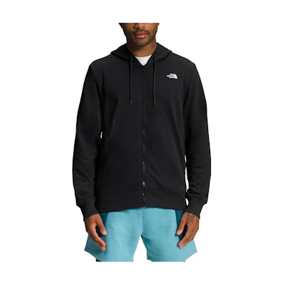 TNF Black Hoodie with Solid Logo Print and Zipper NF0A81TV-JK3