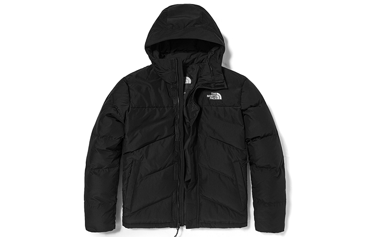 TNF Black Insulated Water-Resistant Hooded Puffer Jacket 4NEN-JK3