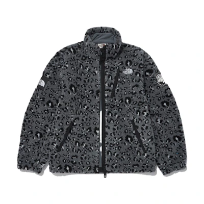 TNF Black Leopard Print Zip-Up Jacket NJ4FN51K