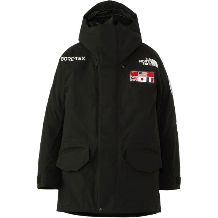 TNF Black Letter Logo Print Mid-Length Zip Hoodie Jacket NP62238-K服装