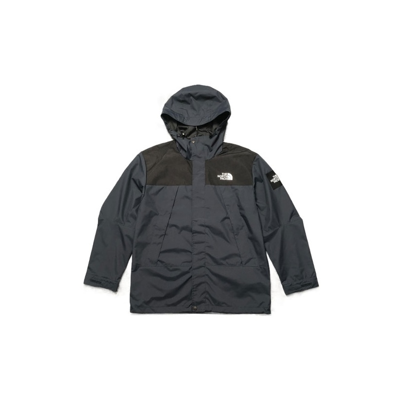 TNF Black Letter Print Running Jacket for Men NJ3LN20A