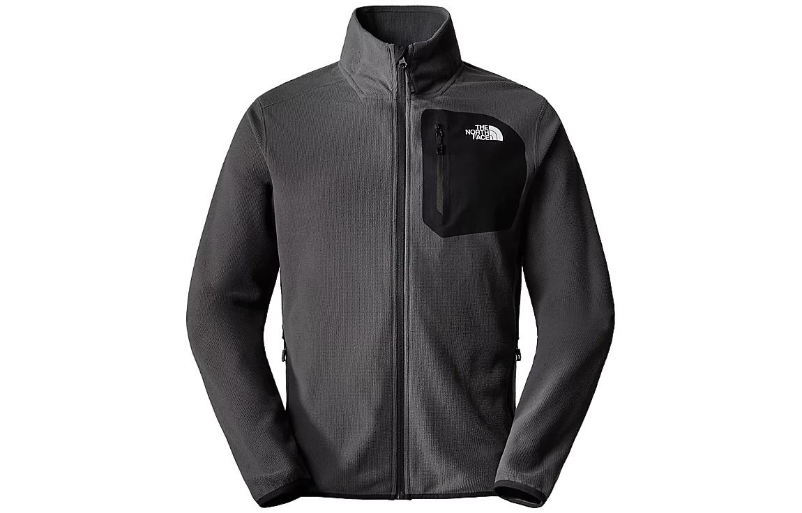 TNF Black Letter Print Stand Collar Jacket NF0A851O-MN8