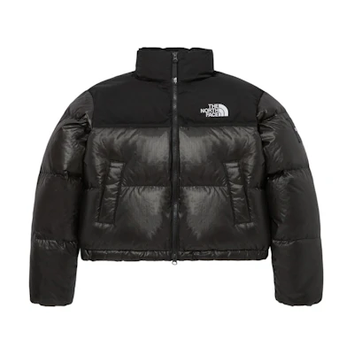 TNF Black Lightweight Down Jacket with Zip-Stand Collar Unisex NJ1DP85J