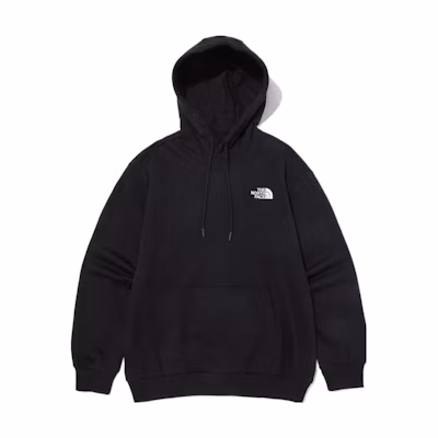 TNF Black Logo Embroidered Fleece Hoodie NM5PN90A
