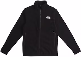 The North Face Black Logo Embroidered Fleece Jacket 4NA3-JK3 The North Face Black Logo Embroidered Fleece Jacket 4NA3-JK3