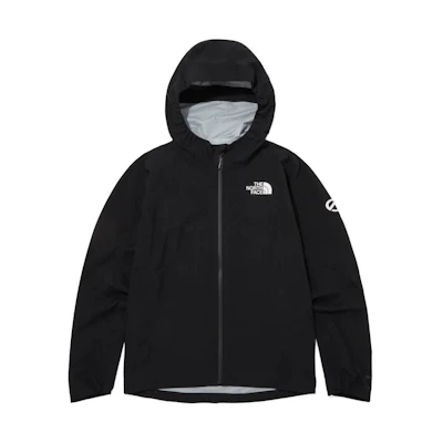 TNF Black Logo Embroidered Hooded Zip Jacket NJ2HQ20A