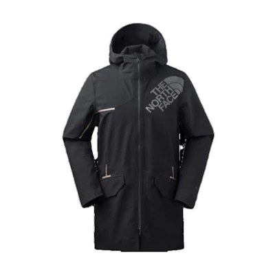 TNF Black Logo Embroidered Hoodie Full-Zip Jacket NF0A3GJ5-JK3