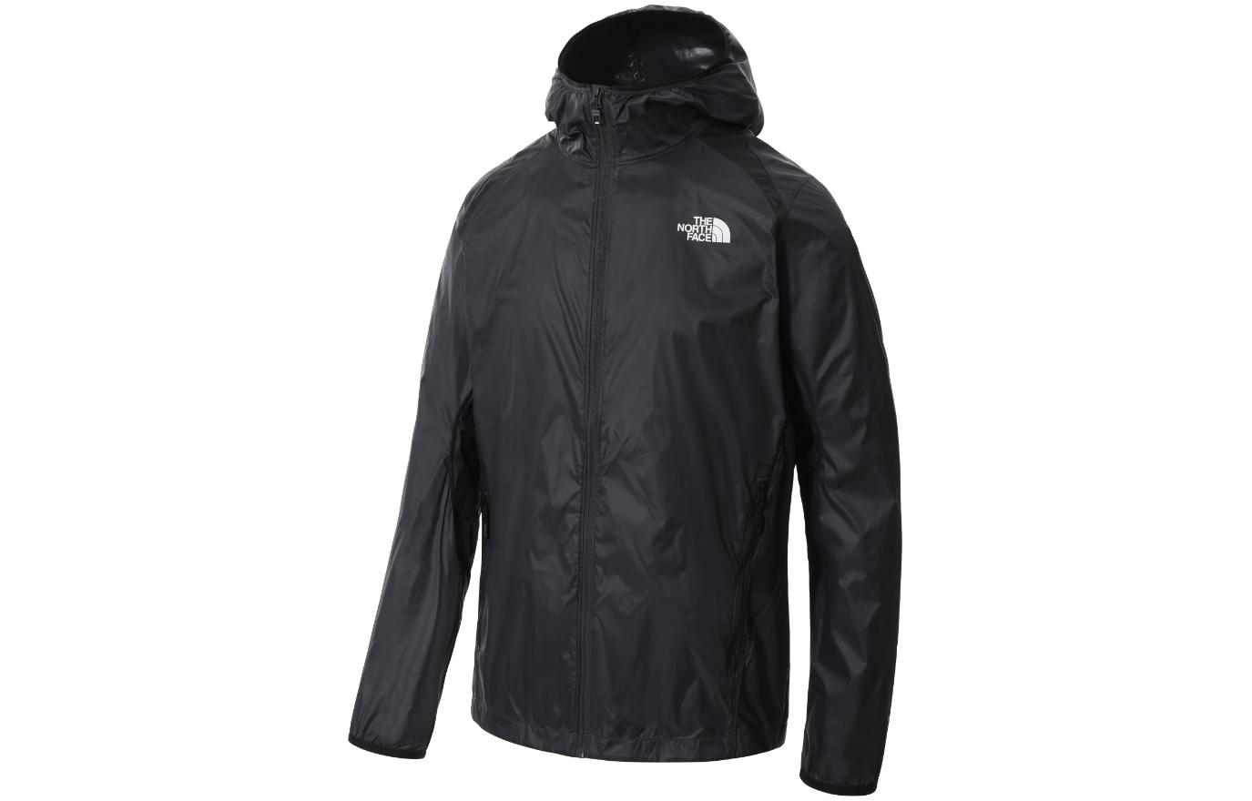 TNF Black Logo Embroidered Hoodie Zip-Up Jacket NF0A7SSA-MN8