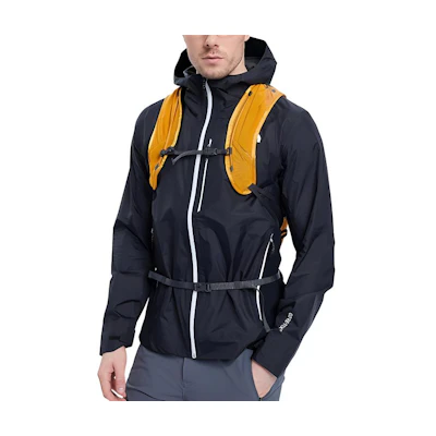 TNF Black Logo Embroidered Zip-Up Hooded Jacket for Outdoor Sports NF0A3V84-JK3