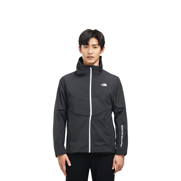 TNF Black Logo Embroidered Zip-Up Hoodie Jacket NJ3LN04A 圖 5