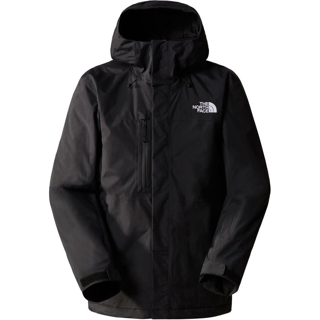 The North Face Black Logo Embroidered Zip Hoodie Jacket NF0A82VU-JK3