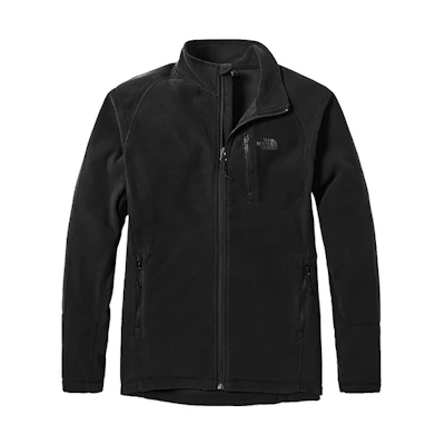TNF Black Logo Fleece Jacket - Outdoor, Soft & Comfortable Fit NF0A4NGK-JK3