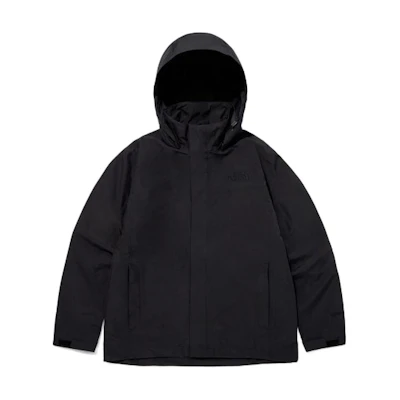 TNF Black Logo Full-Zip Hoodie Jacket NJ2GQ04A