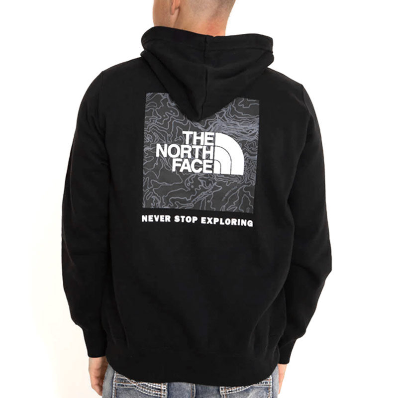 TNF Black Logo Graphic Pullover Hoodie NF0A7ZWH-9J1 圖 5