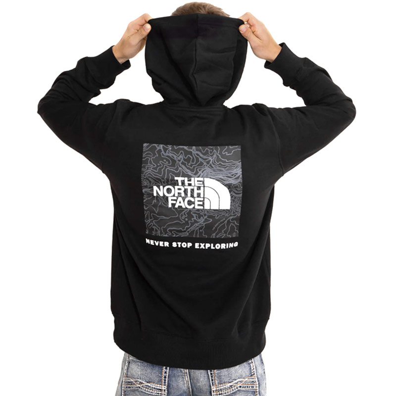 TNF Black Logo Graphic Pullover Hoodie NF0A7ZWH-9J1 圖 6