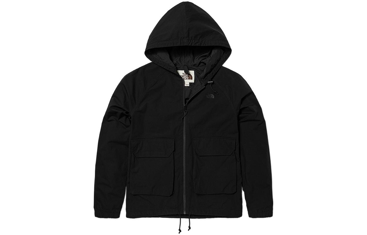 TNF Black Logo Graphic Zip-Up Hooded Jacket NFOA7W7D-JK3