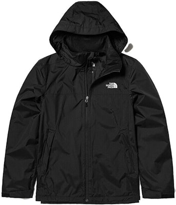 The North Face Jaket Windbreaker Hoodie Logo Hitam Tahan Air Outdoor NF0A7WCU-JK3 Buy The North Face Jaket Windbreaker Hoodie Logo Hitam Tahan Air Outdoor NF0A7WCU-JK3