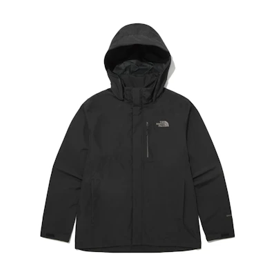 TNF Black Logo Hooded Windproof Waterproof Jacket NJ2HP00A