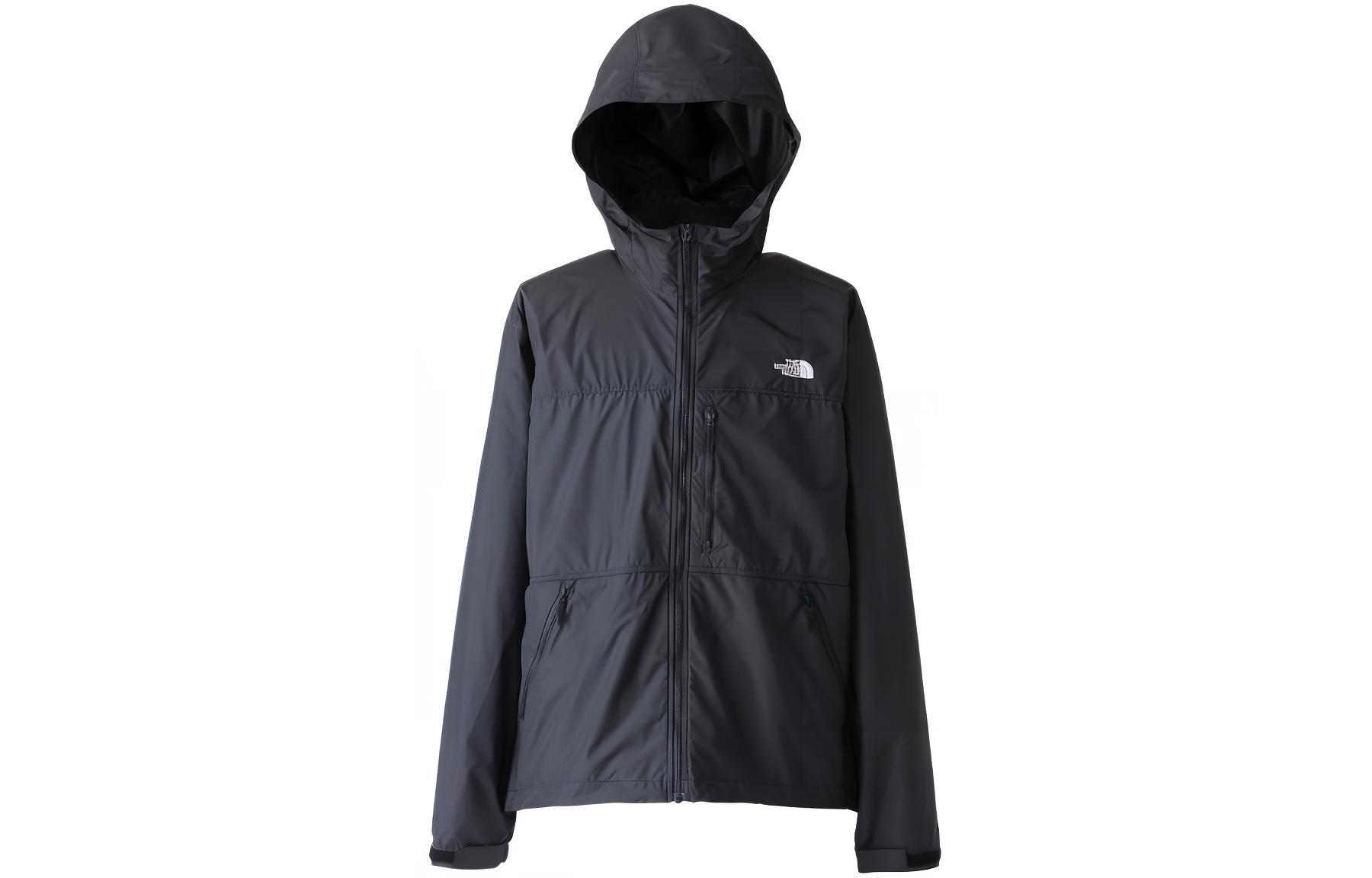 TNF Black Logo Hooded Zip-Up Jacket NP22432R-K