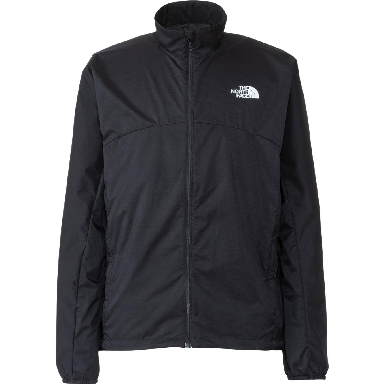TNF Black Logo Print Full-Zip Jacket with Stand Collar NP22203-K 圖 2
