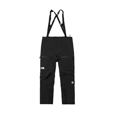 TNF Black Logo Print High-Waist Zip Bib Pants NF0A7UTF-JK3