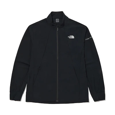 TNF Black Logo Print High Neck Jacket NJ5JN02J