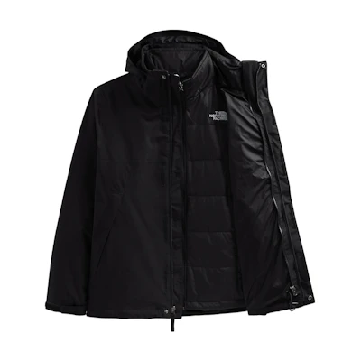 TNF Black Logo Print Hooded 3-in-1 Jacket NF0A833R-JK3