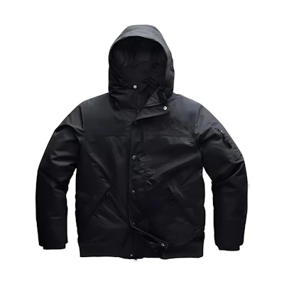 TNF Black Logo Print Hoodie Jacket NF0A7T6O-JK3